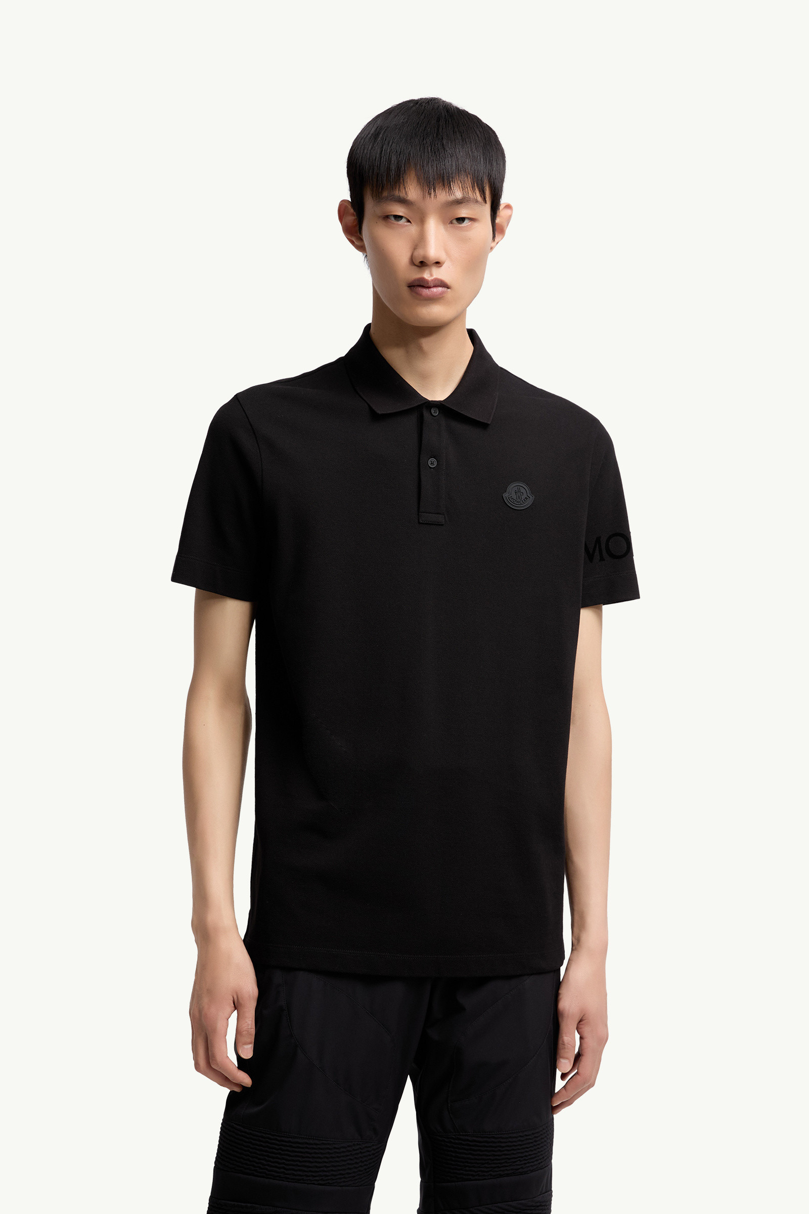 Logo Cotton Piquet Polo Shirt - 3