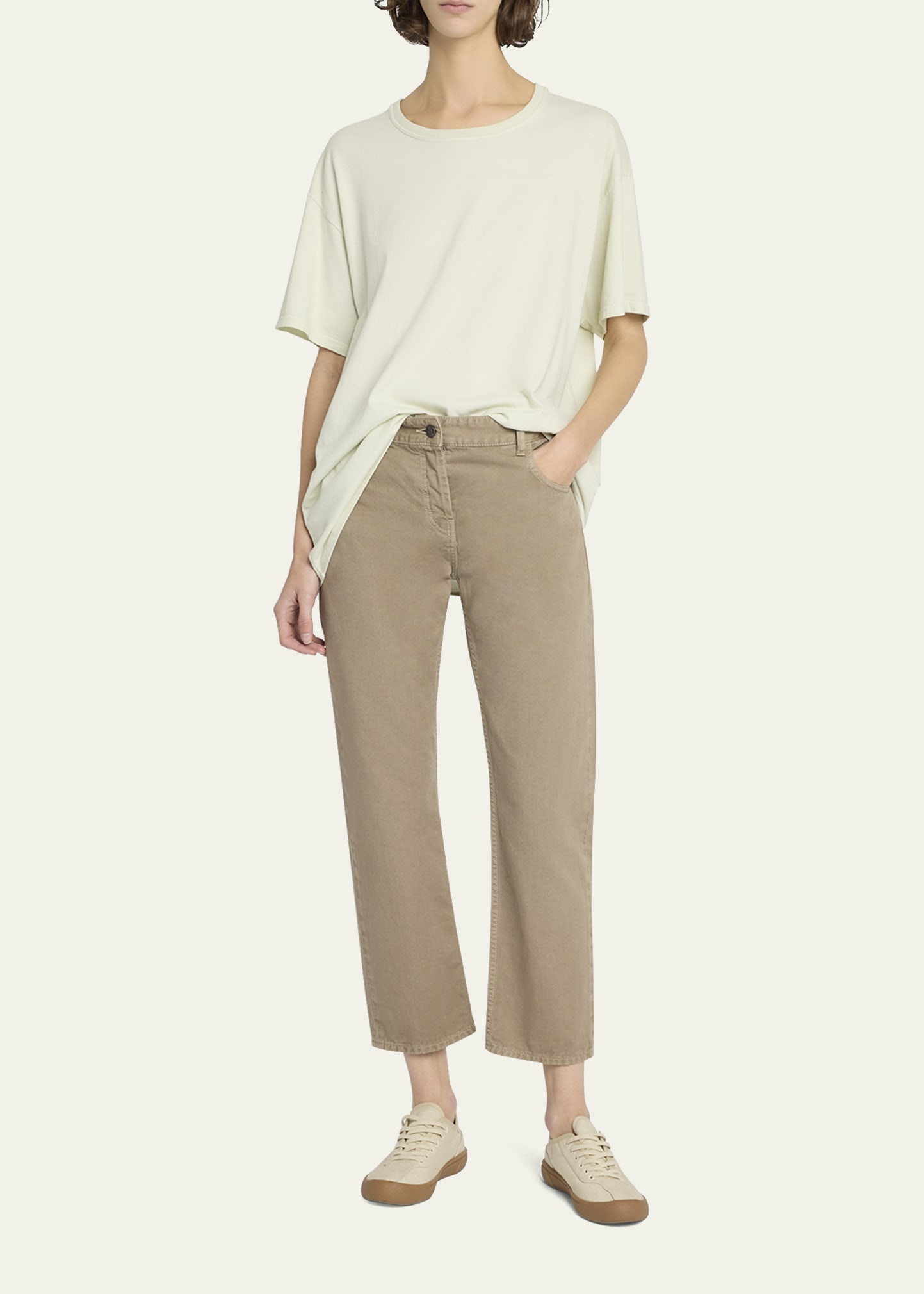 Nadina Oversized Short-Sleeve Top - 2