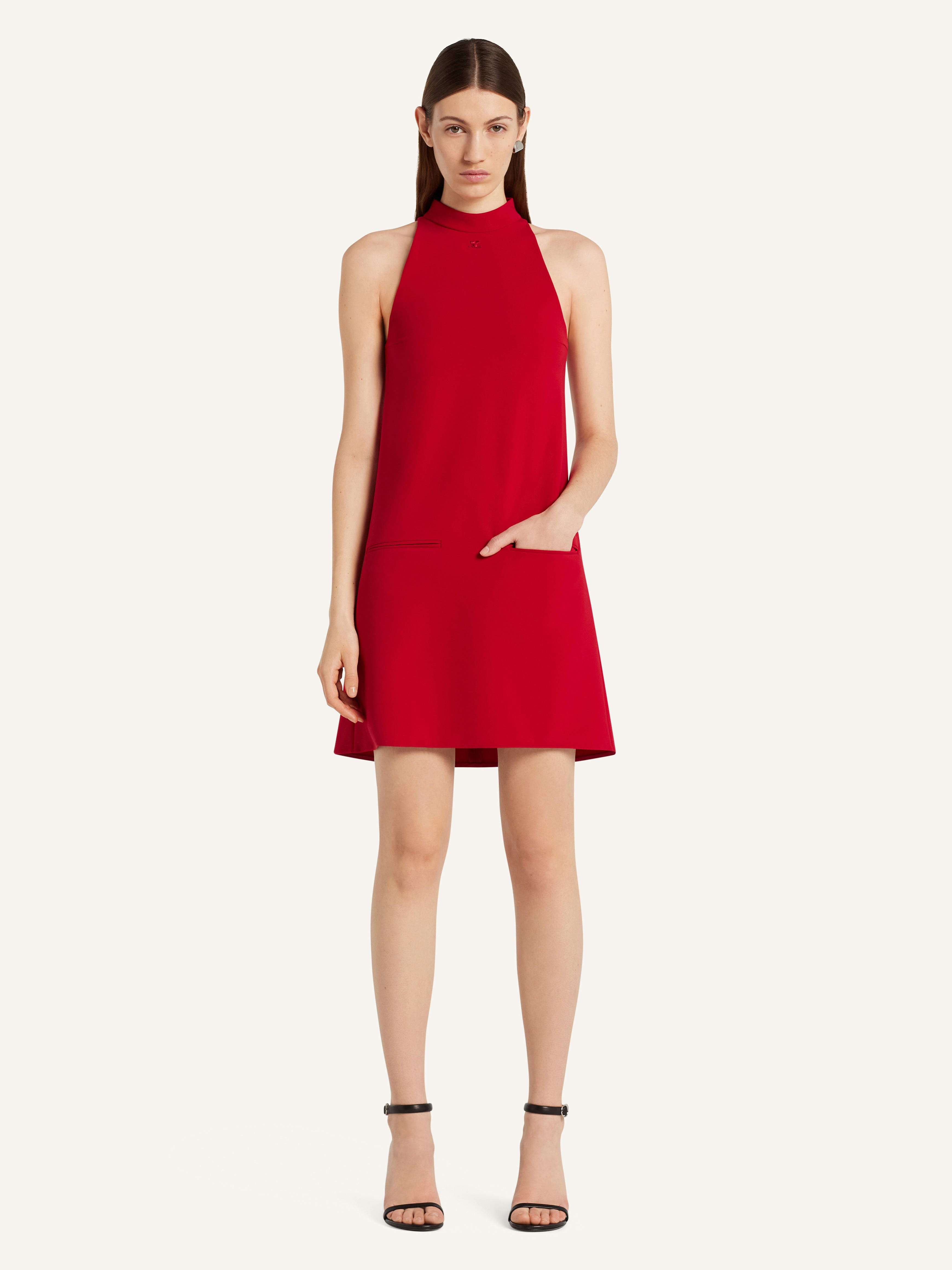 HERITAGE CREPE A-LINE DRESS - 2