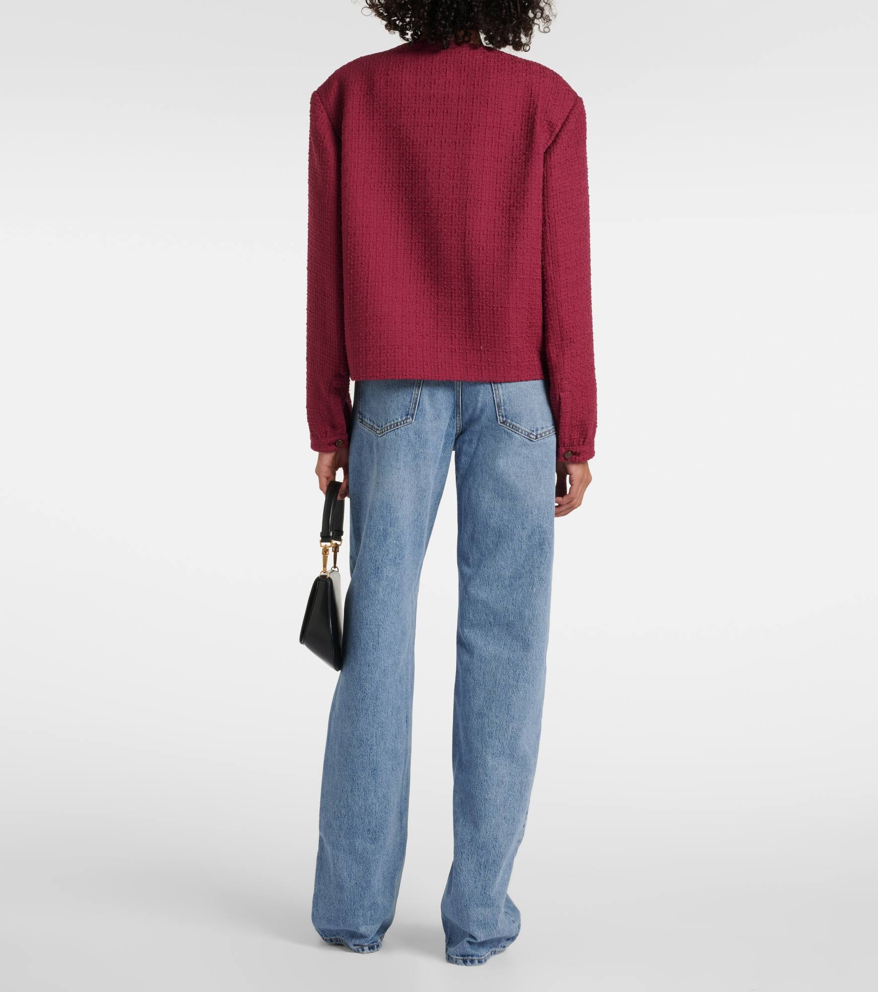 Rush Gliss cotton-blend bouclé jacket - 3