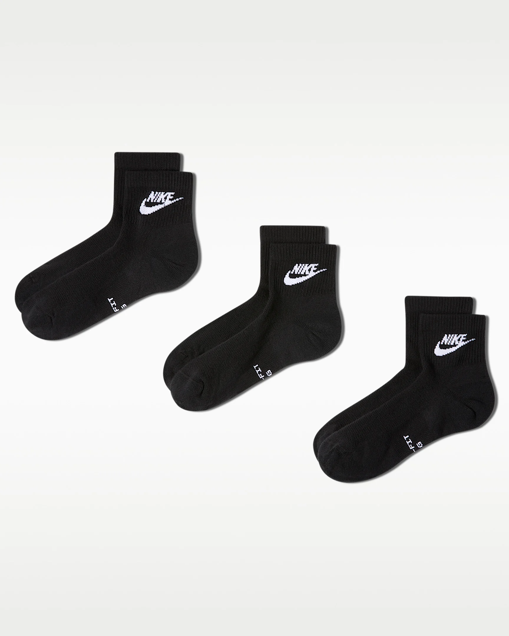 Nike Everyday Elevated Ankle Socks (3 Pairs) - 1
