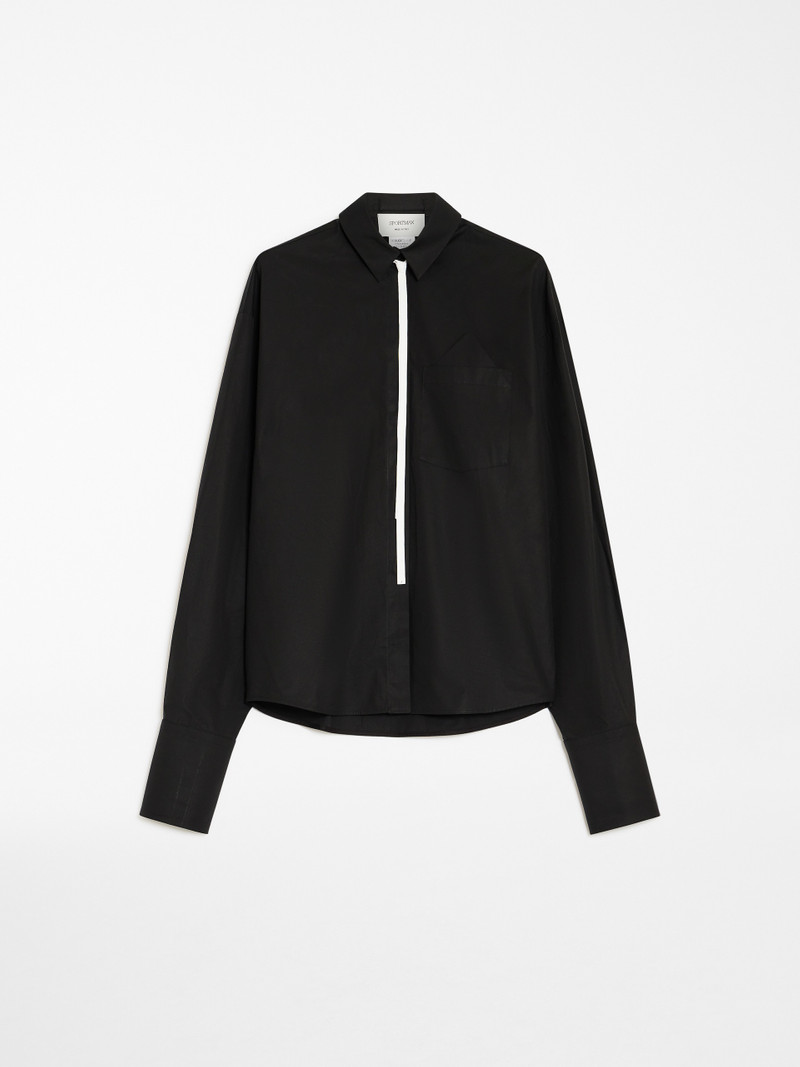 GESSO Oversized poplin shirt 1