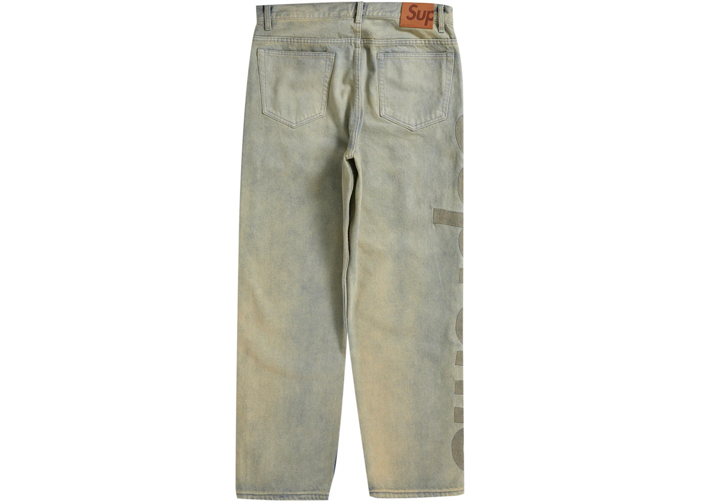 Supreme Inset Logo Jean Dirty - 2