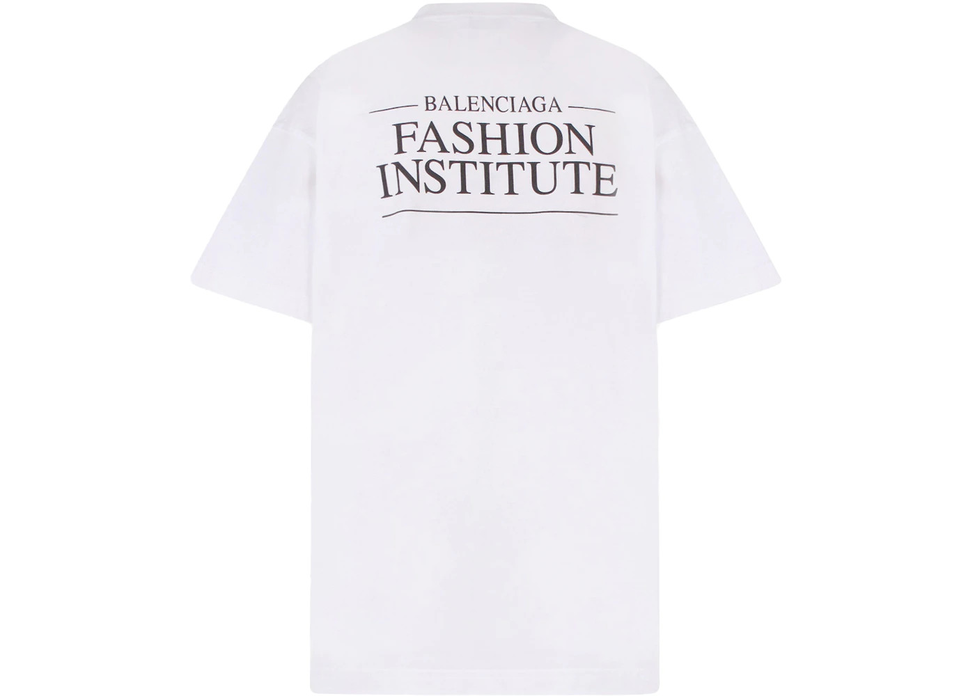 Balenciaga Women's Logo Print T-Shirt White - 2