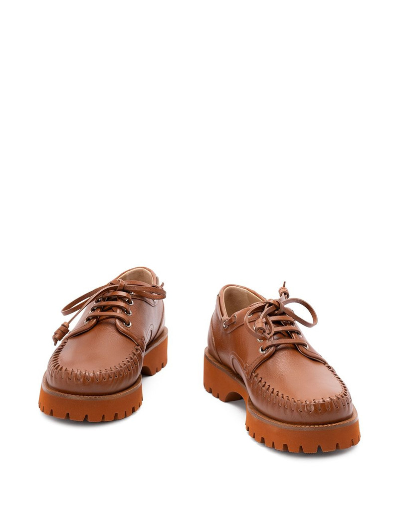 lug-sole leather boat shoes 3