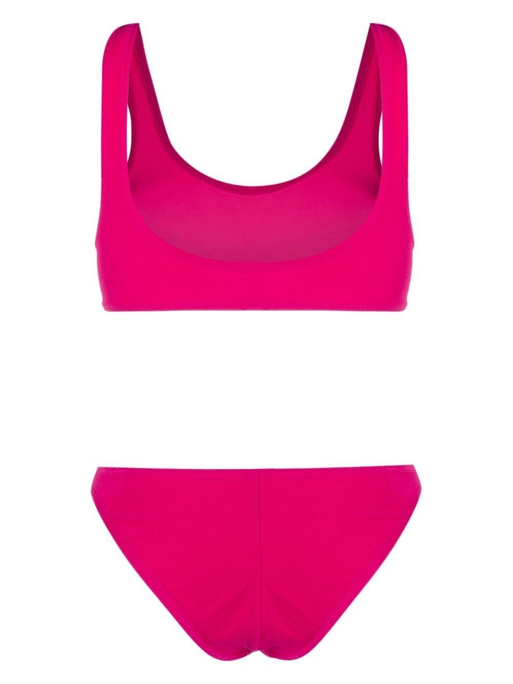 terry-cloth effect bikini - 2