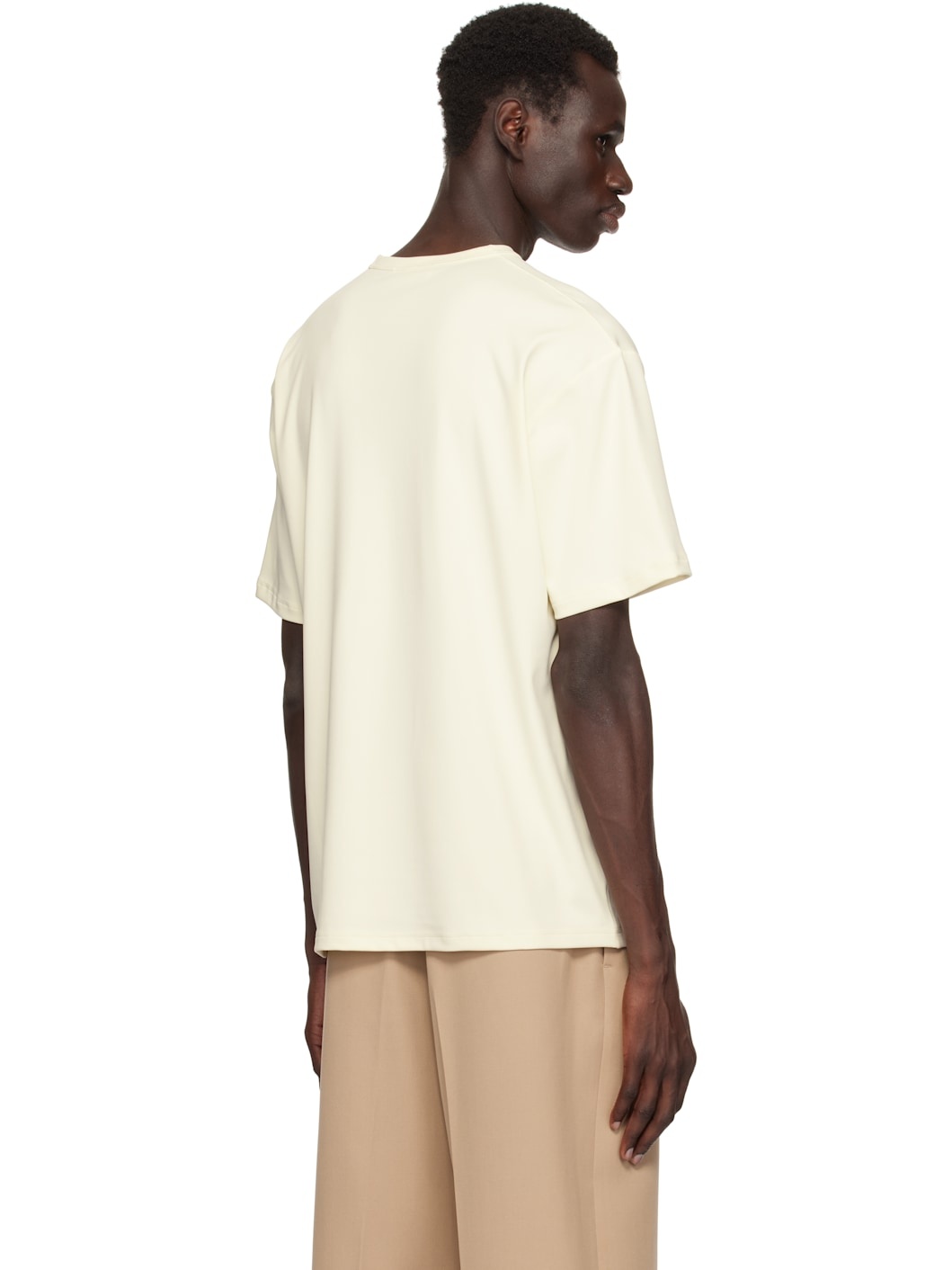◆JIL SANDER◆ オフホワイト Rash Guard Tシャツ Off-White Rash Guard T-shirt by Jil Sander on Sale