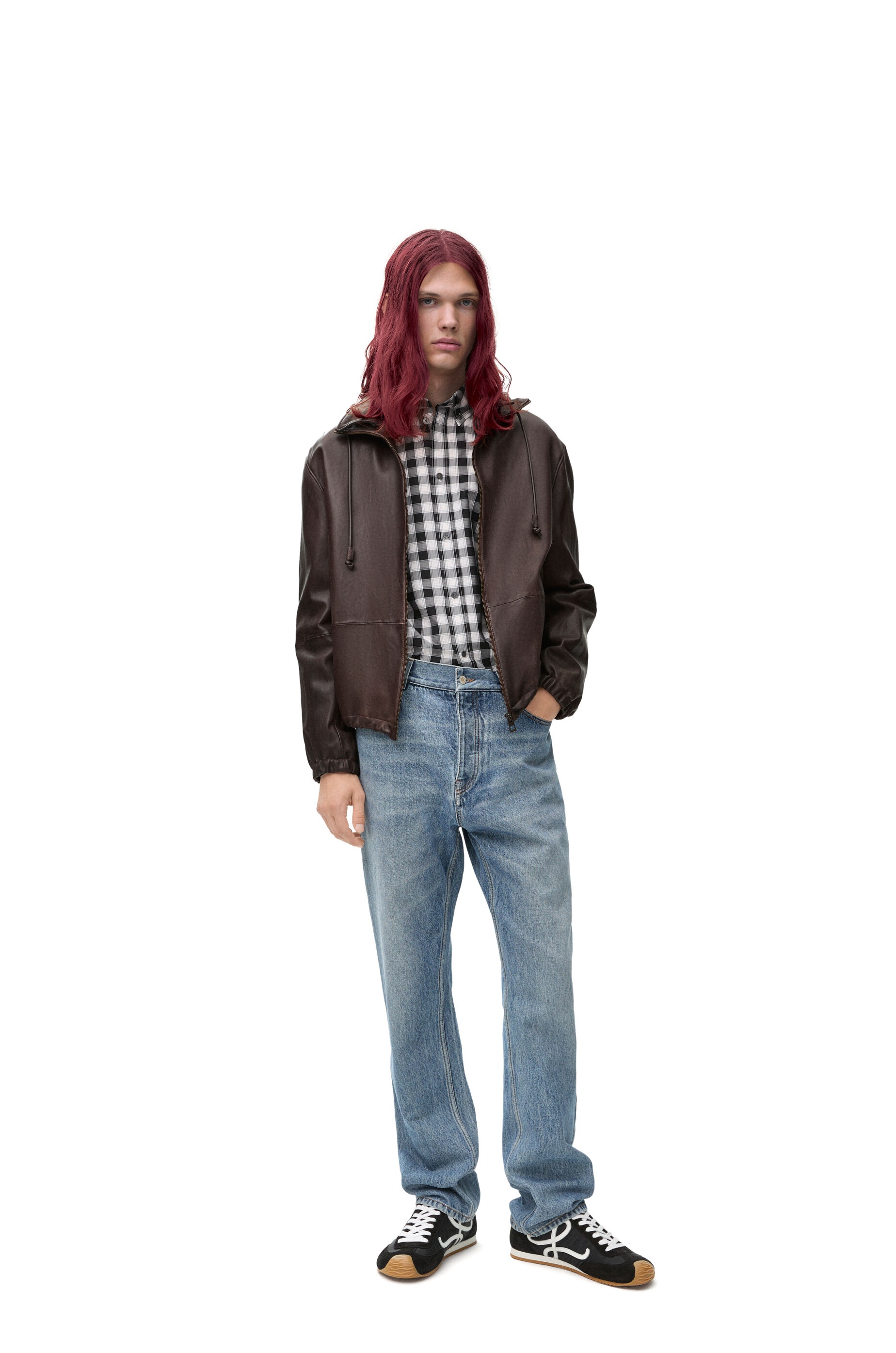 Hooded jacket in nappa lambskin - 2