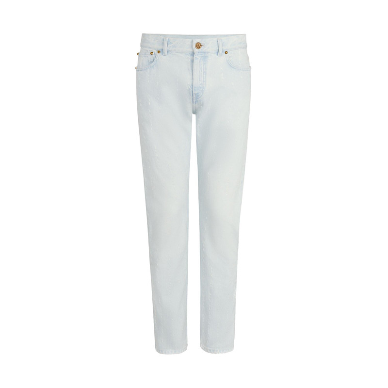 Perforated Slim Jeans 1