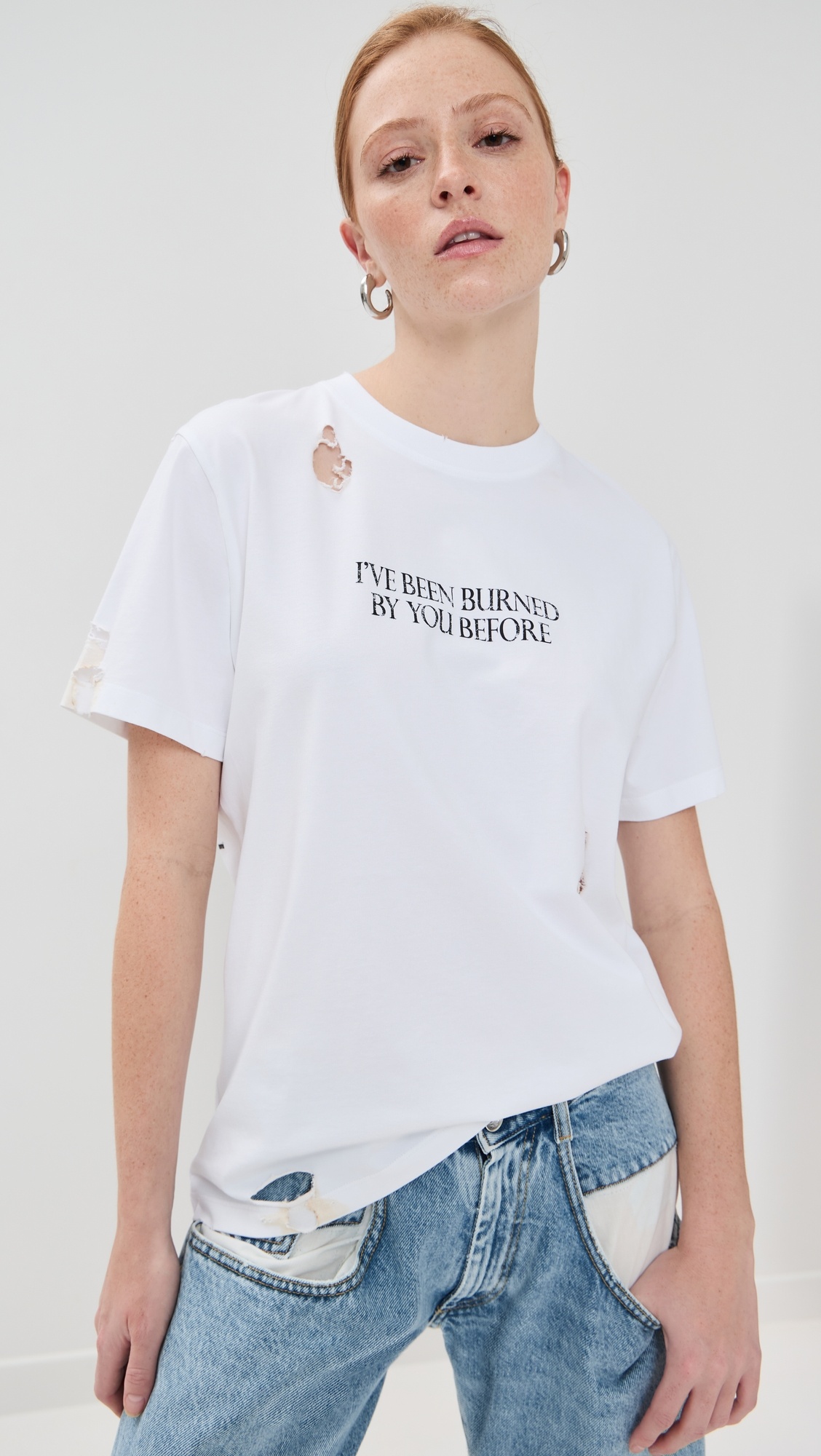 Disney x Coperni Burned by You Before Boxy T-Shirt - 6
