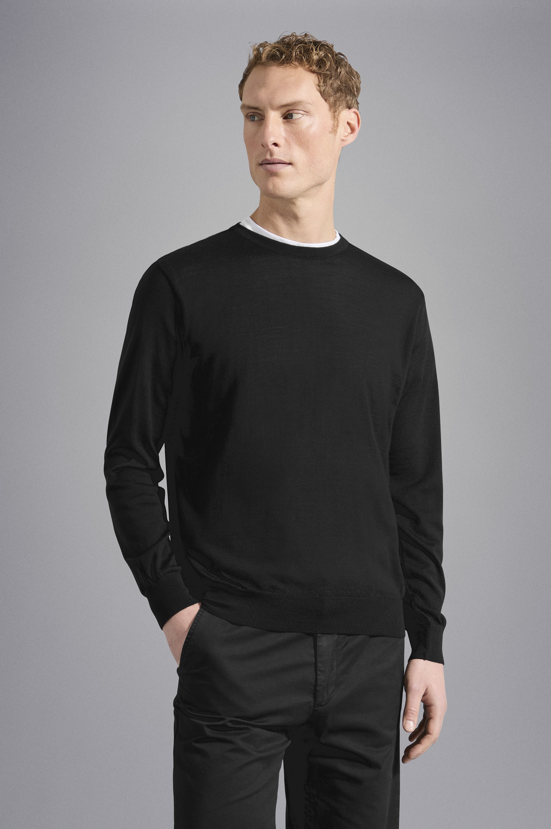 WINTER SUMMER MERINO WOOL EXTRA-FINE CREW NECK - 6