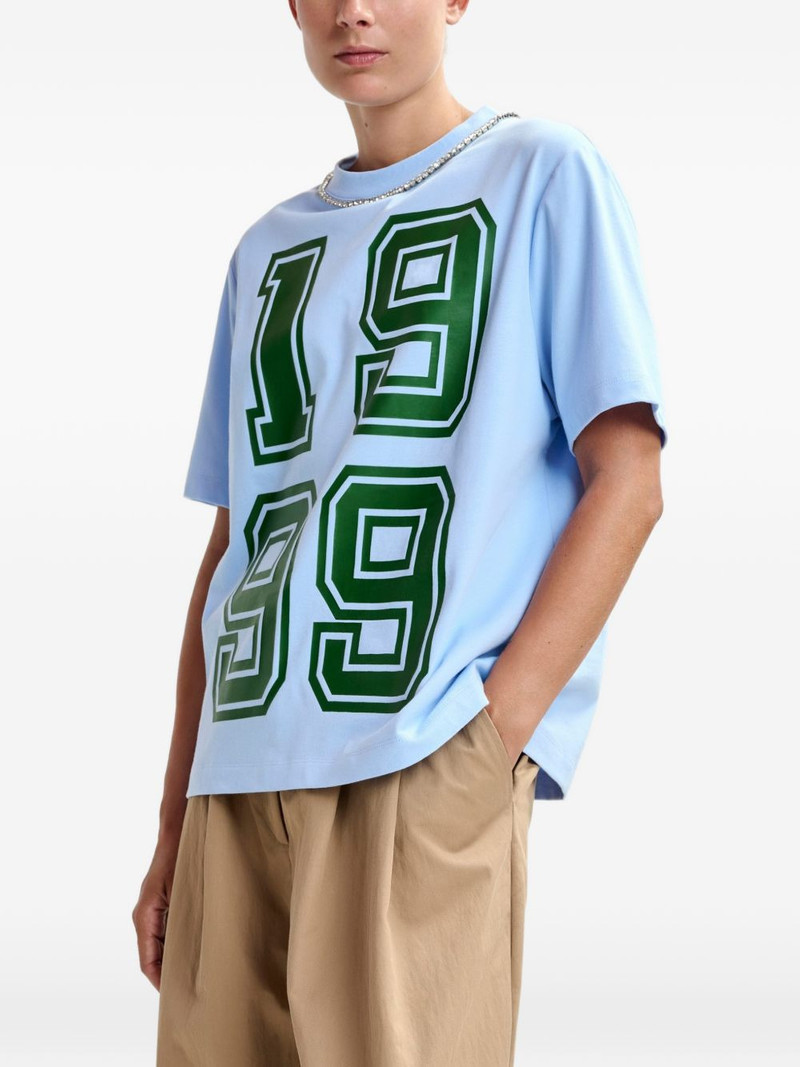 Jisos number-print T-shirt 3