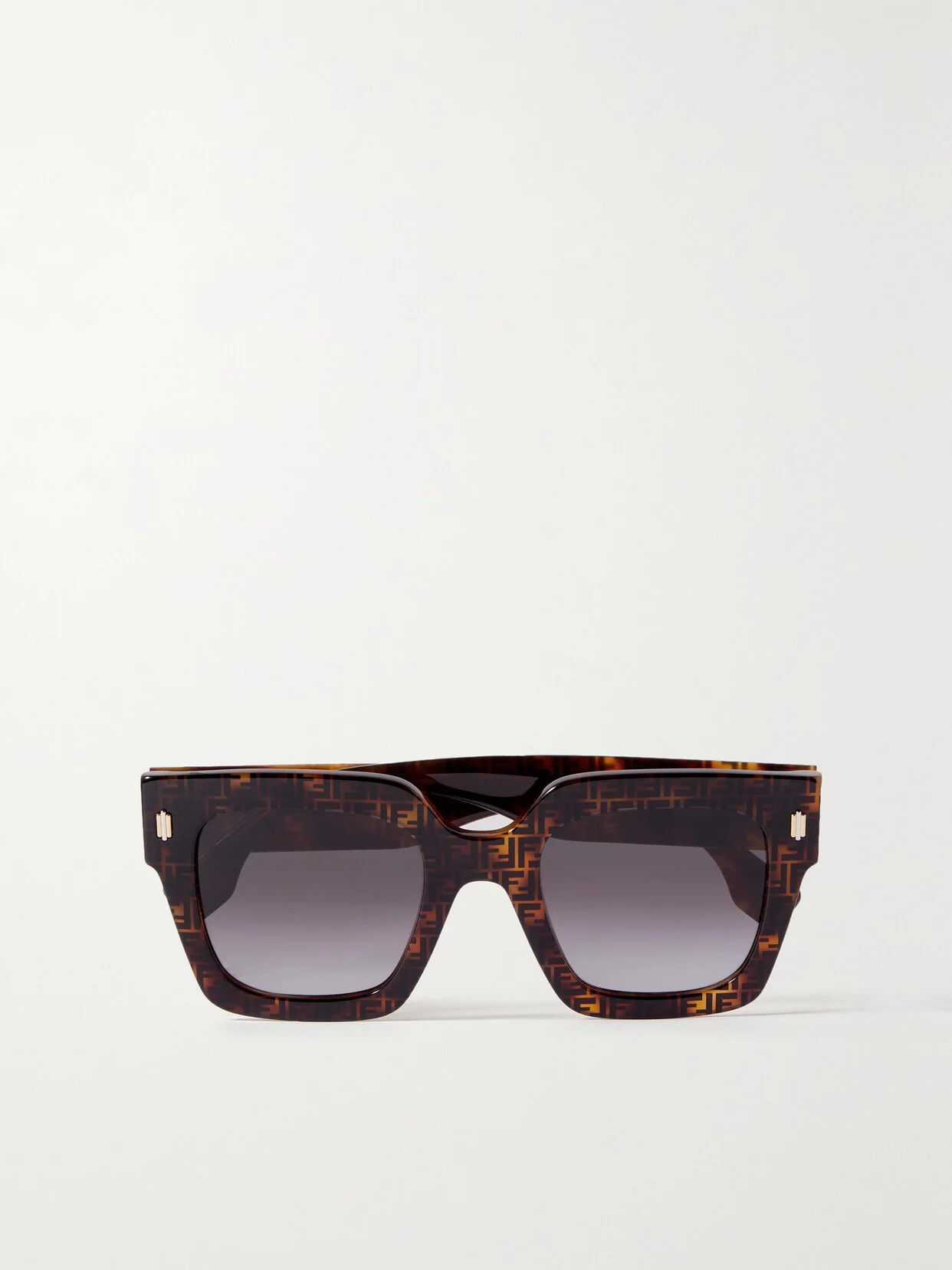 Roma Oversized Square-frame Tortoiseshell Acetate Sunglasses - 1