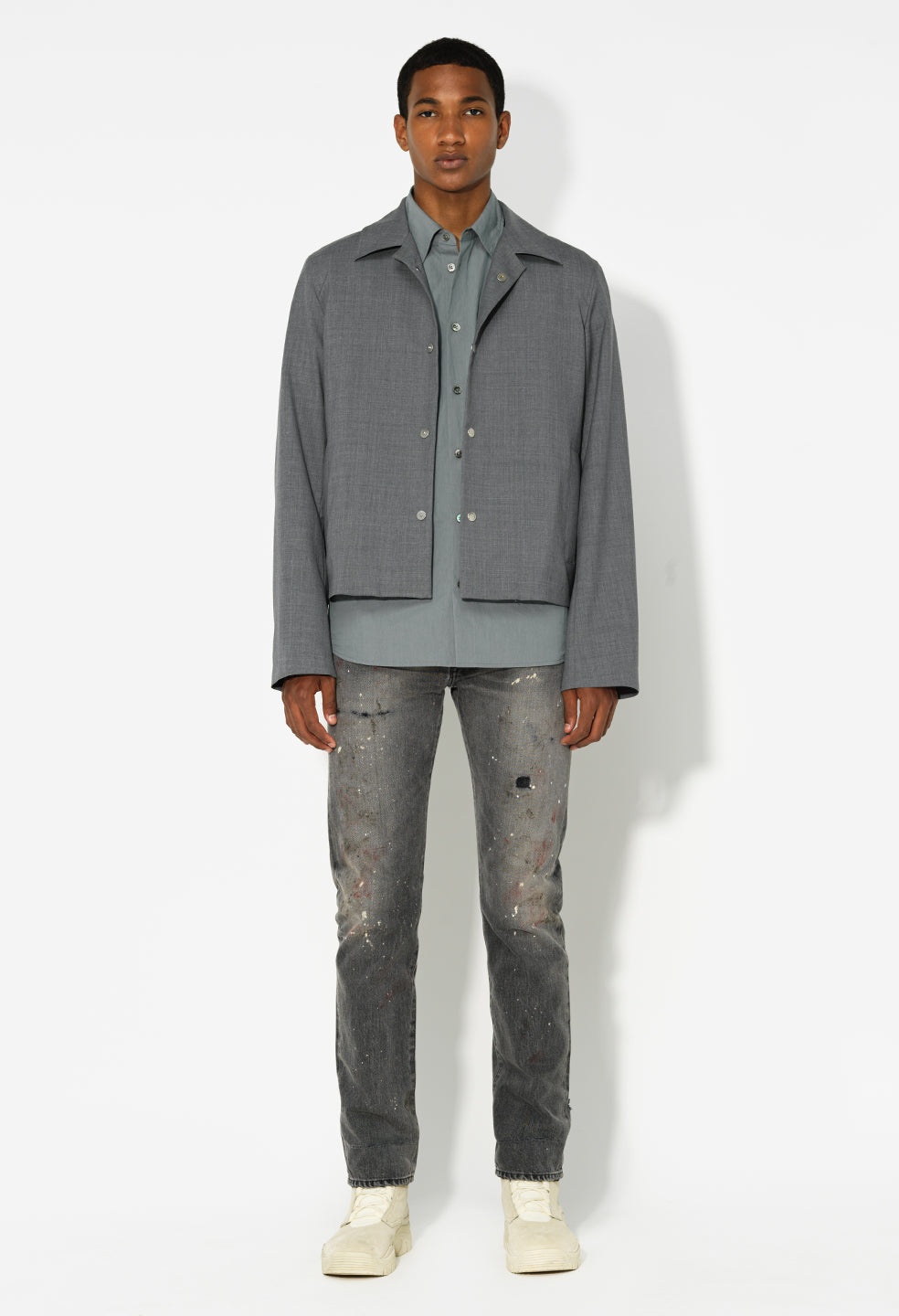 WOOL COACH'S JACKET - 4