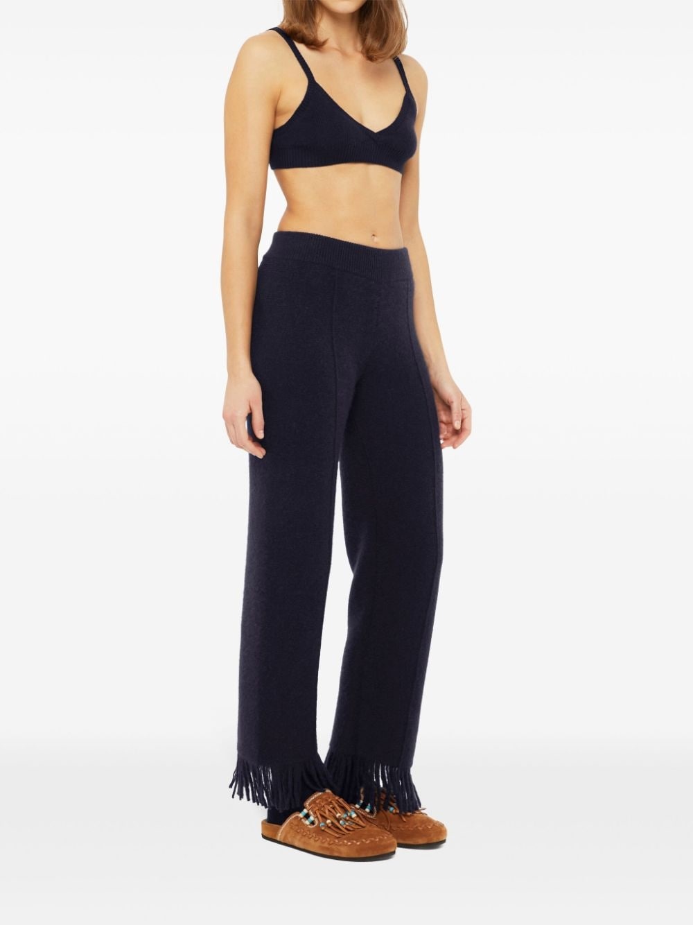 Finest fringe-detail trousers - 4