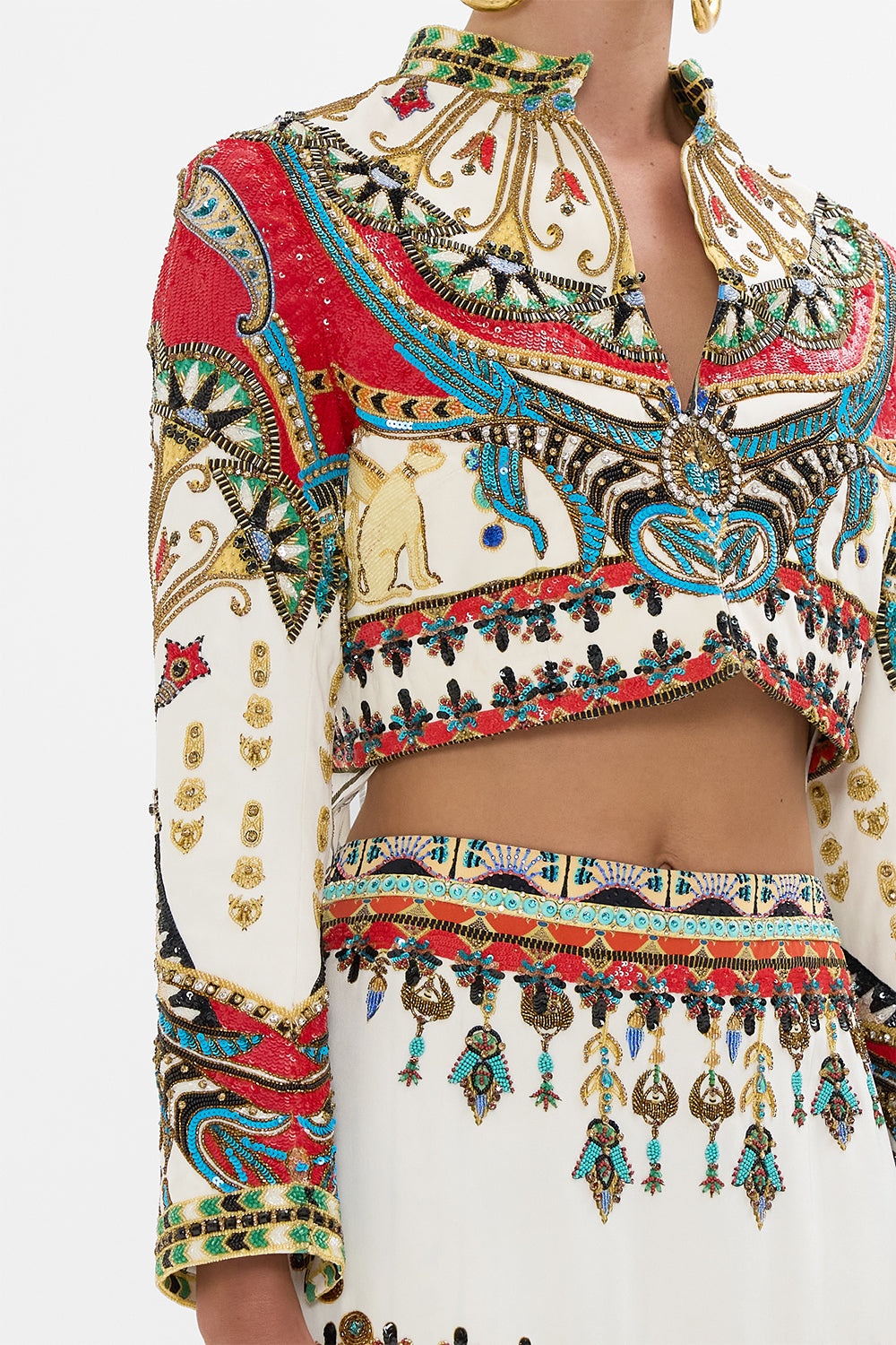 OPEN FRONT JACKET WITH FULL LENGTH BACK - 7
