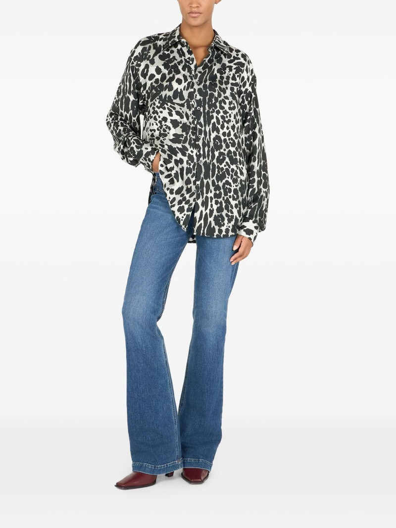 Roberto Cavalli leopard-print shirt outlook