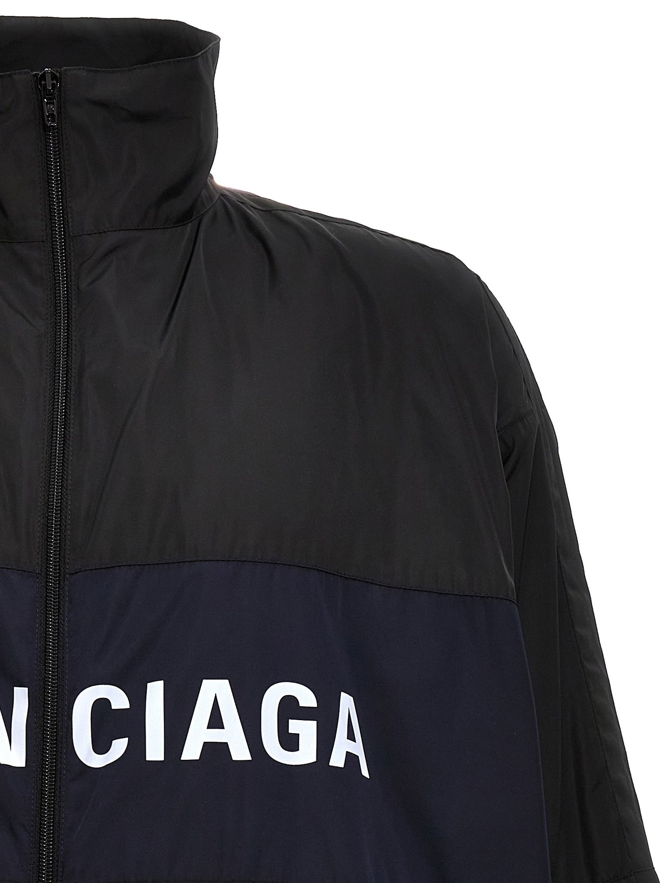 Balenciaga Casual Jackets, Parka White/Black - 3