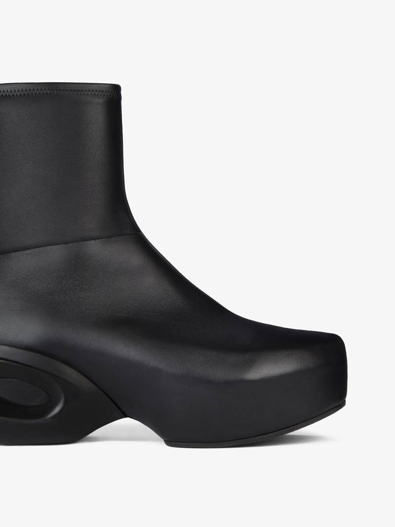 G CLOG ANKLE BOOTS IN LEATHER 5