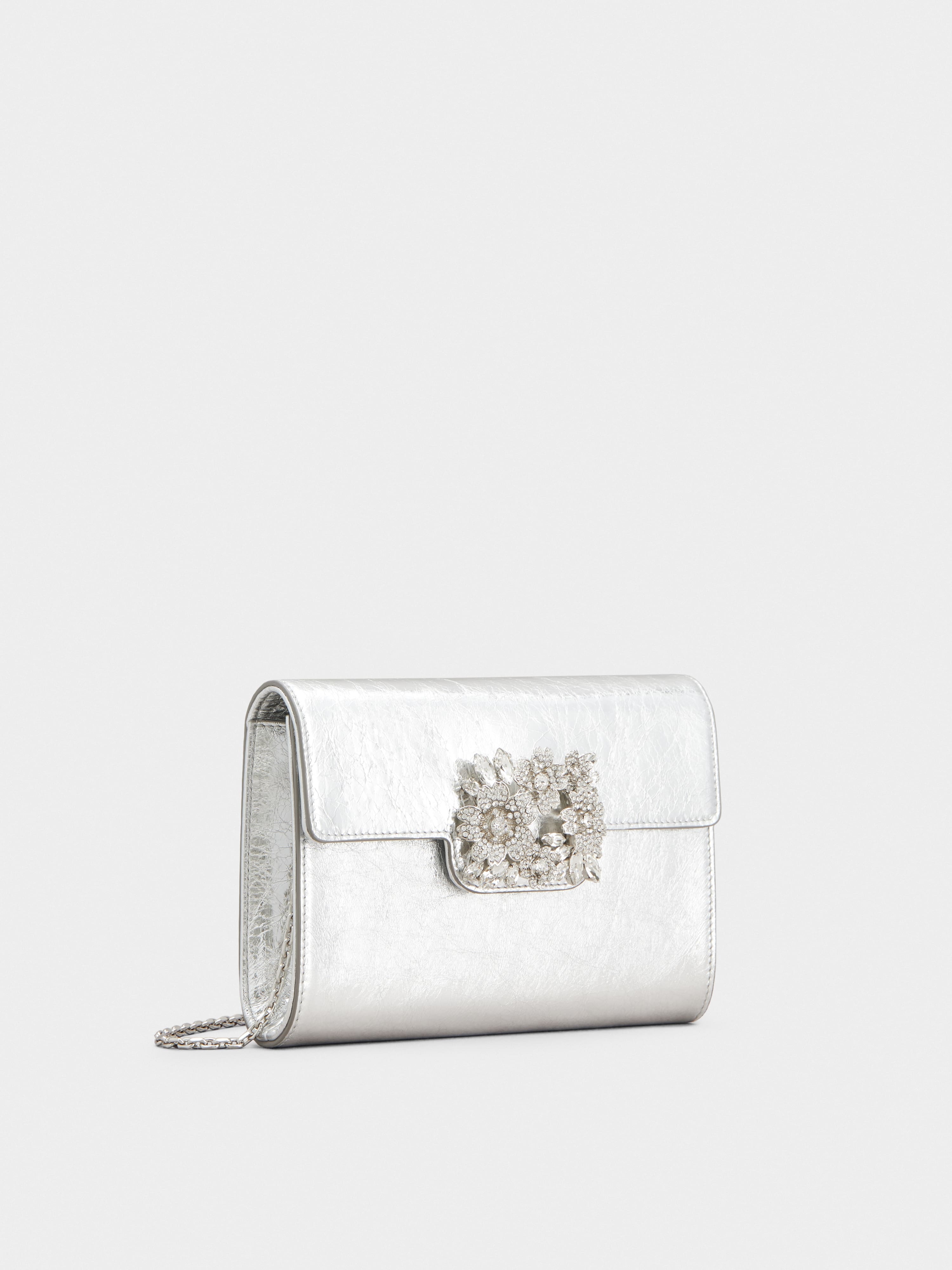 Efflorescence Mini Clutch in leather - 2