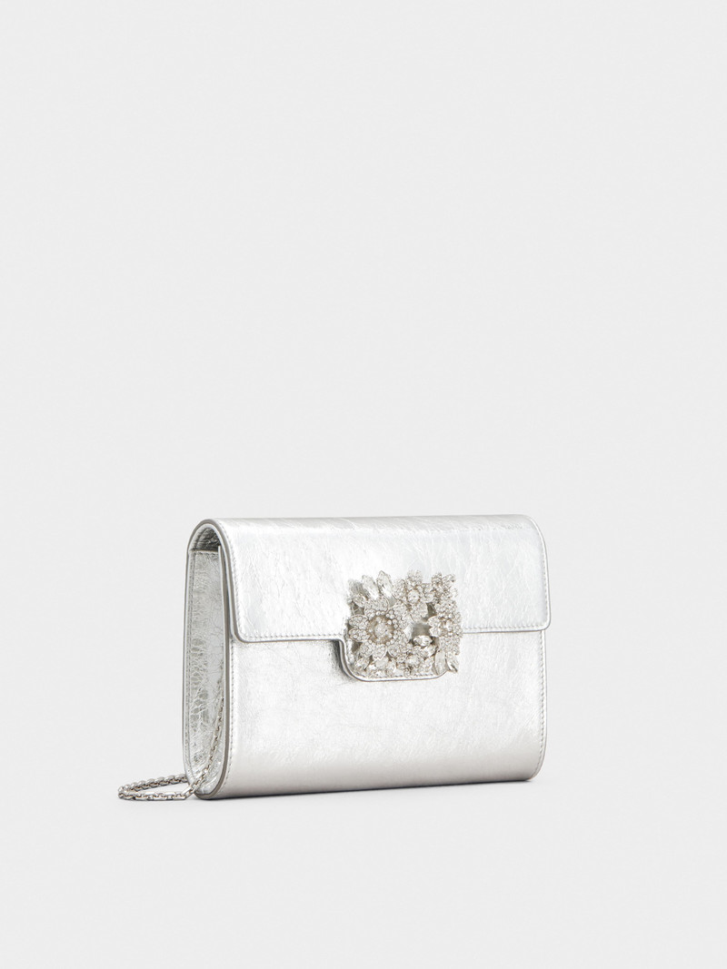 Efflorescence Mini Clutch in leather 2