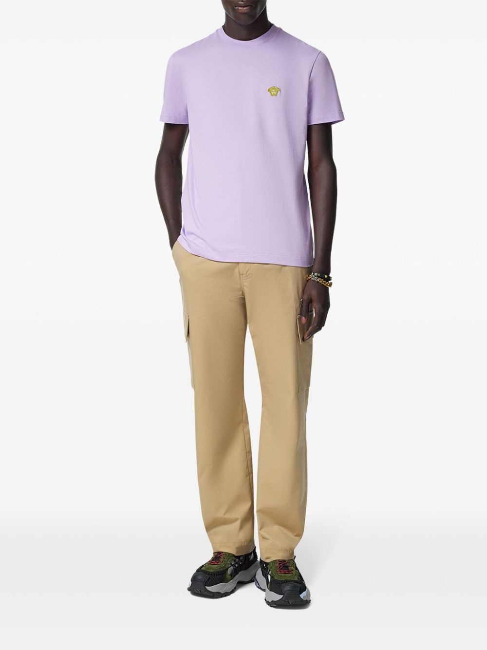 Medusa-embroidered T-shirt - 2