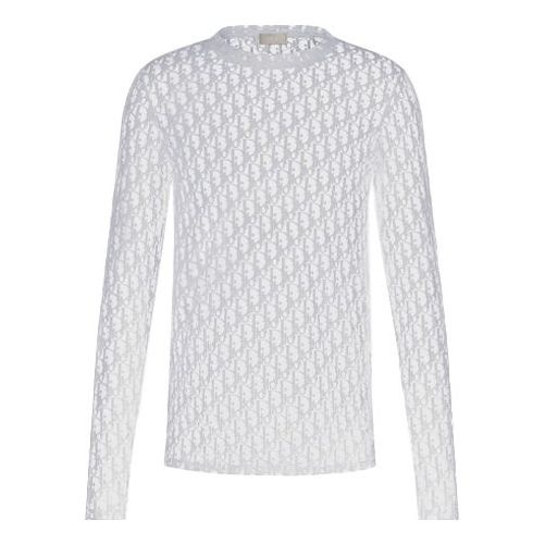 DIOR SS21 Cotton Painting Print For Men White 183J655A0537-C080 - 1