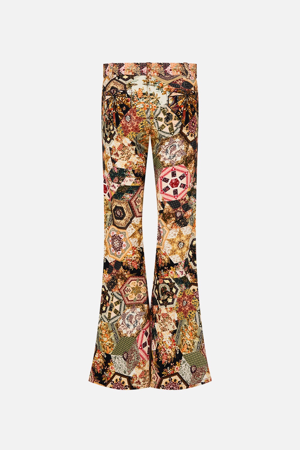 EYELET FRONT PANT - 7