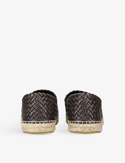 Bottega Veneta Intrecciato leather espadrilles outlook