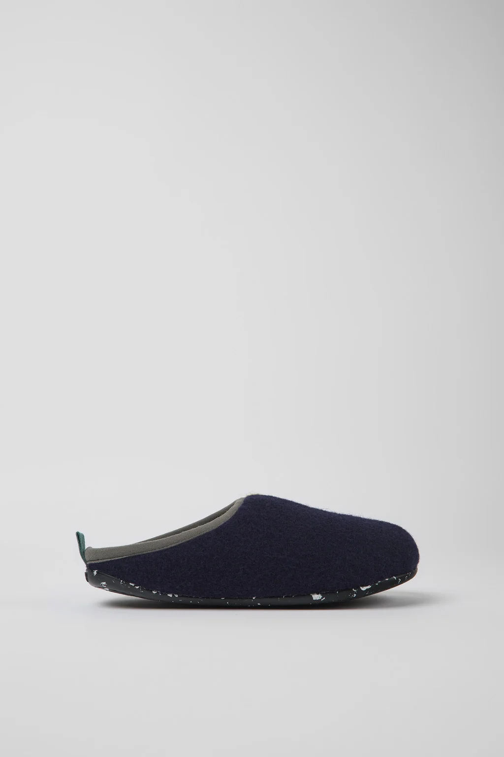 Twins Blue, yellow, and green wool slippers for women - 1