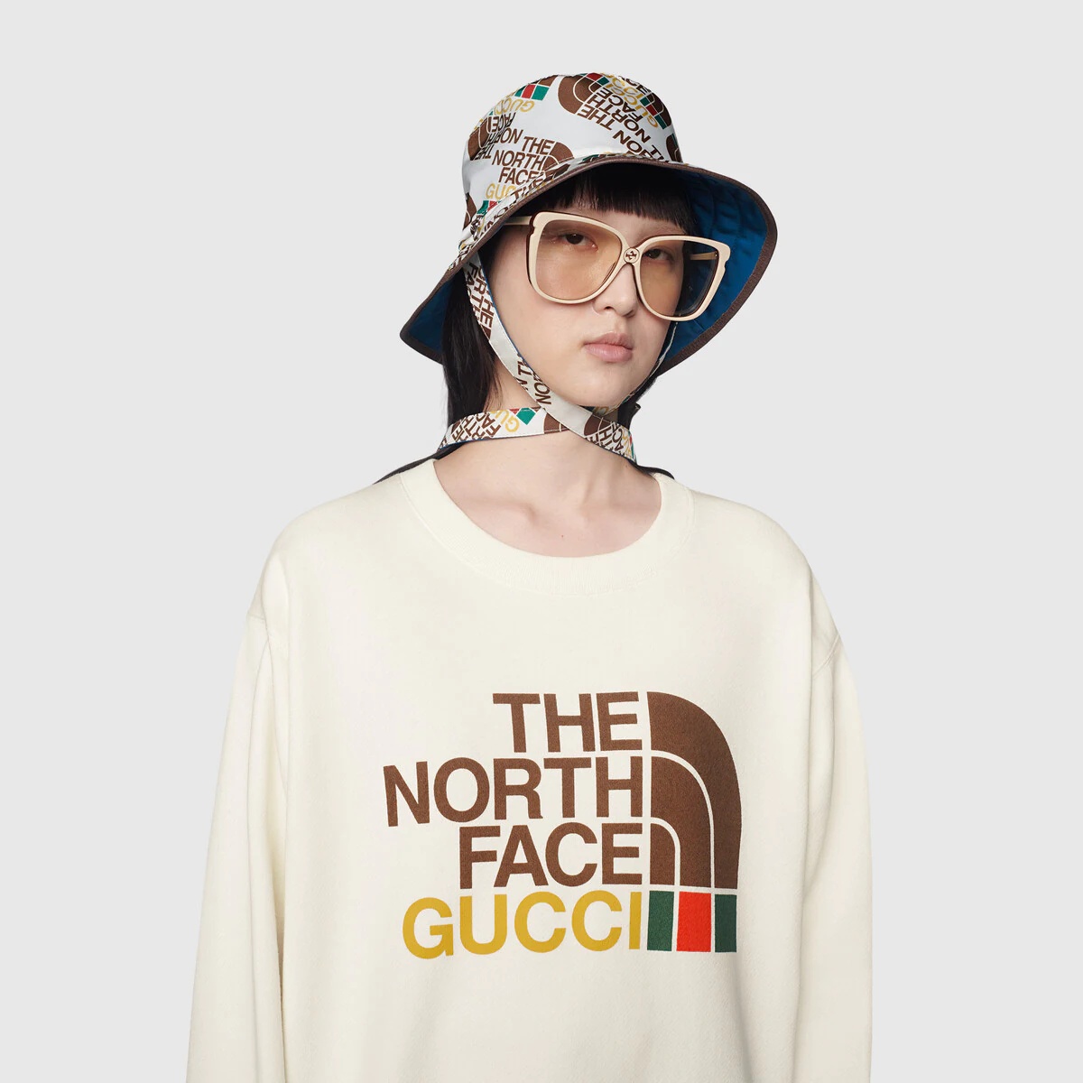 The North Face x Gucci cotton sweatshirt - 5