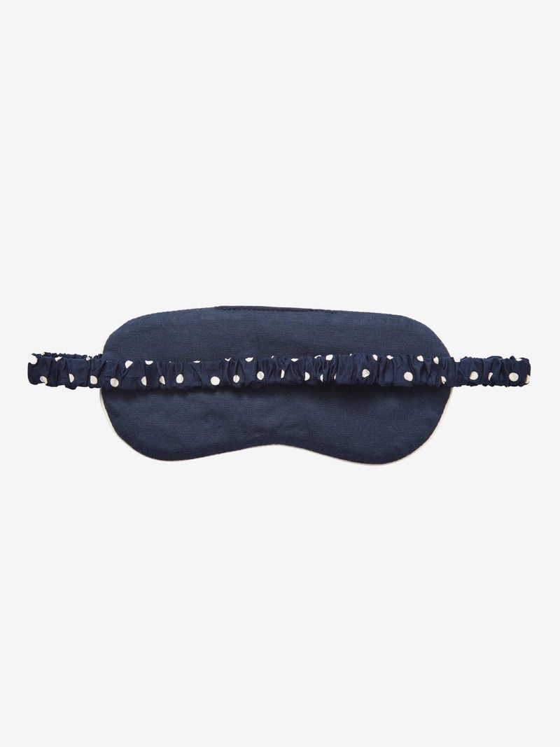 Eye Mask Plaza 60 Cotton Batiste Navy - 8