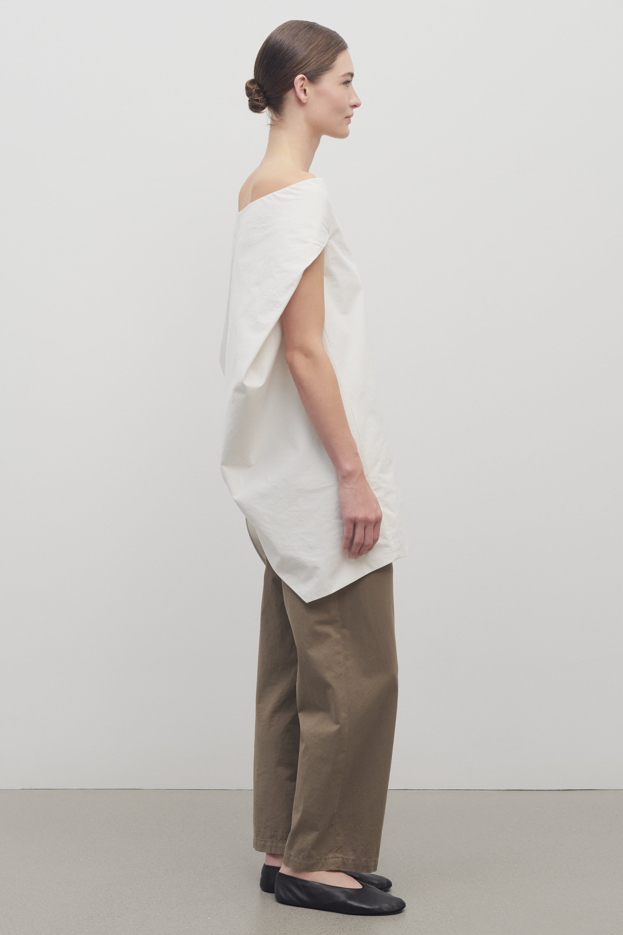 Zalenka Pant in Cotton and Cashmere - 4