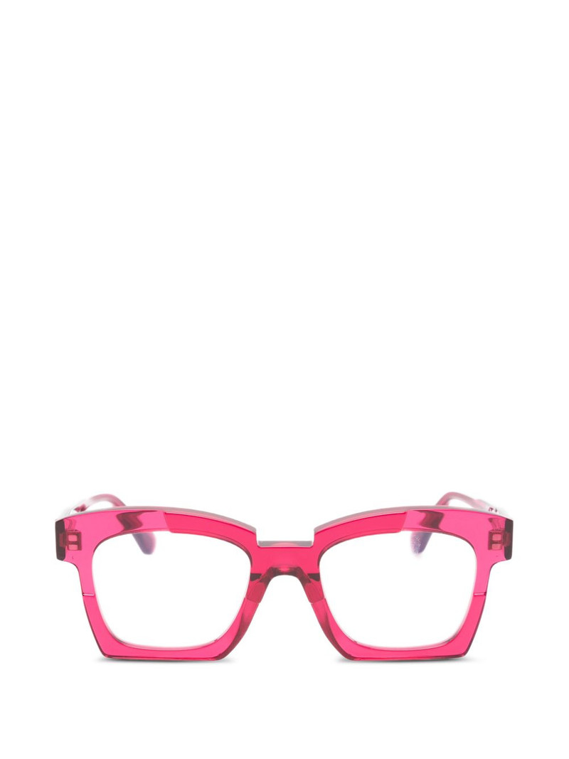 geometric-frame glasses 1