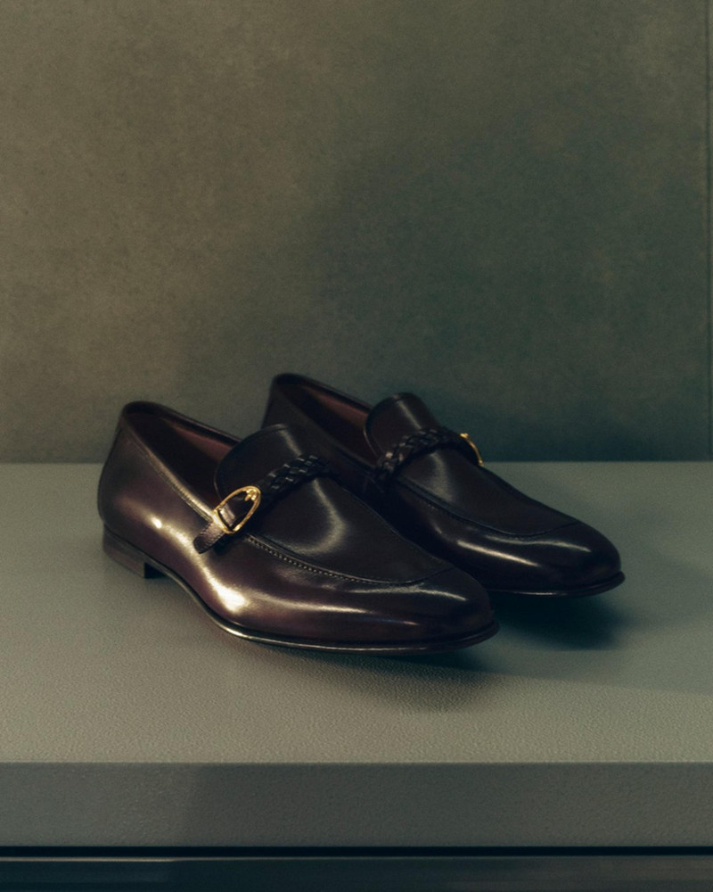BURNISHED LEATHER MARTIN LOAFER 7
