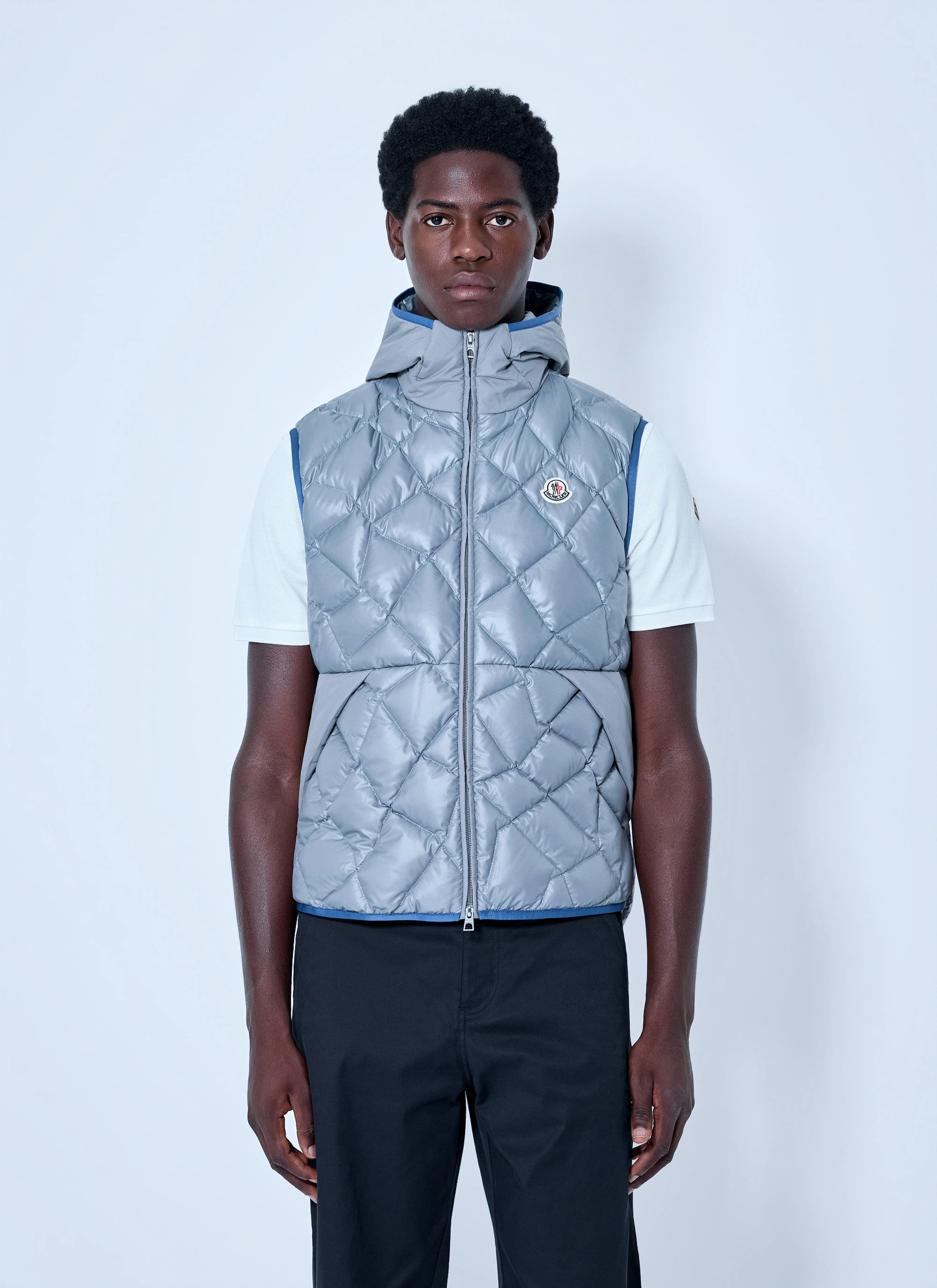 Moncler Men Quilted Hooded Vest - 1