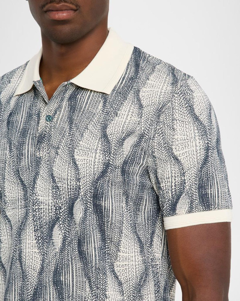 Men's Cotton Micro-Logo Classic Fit Polo Shirt 5