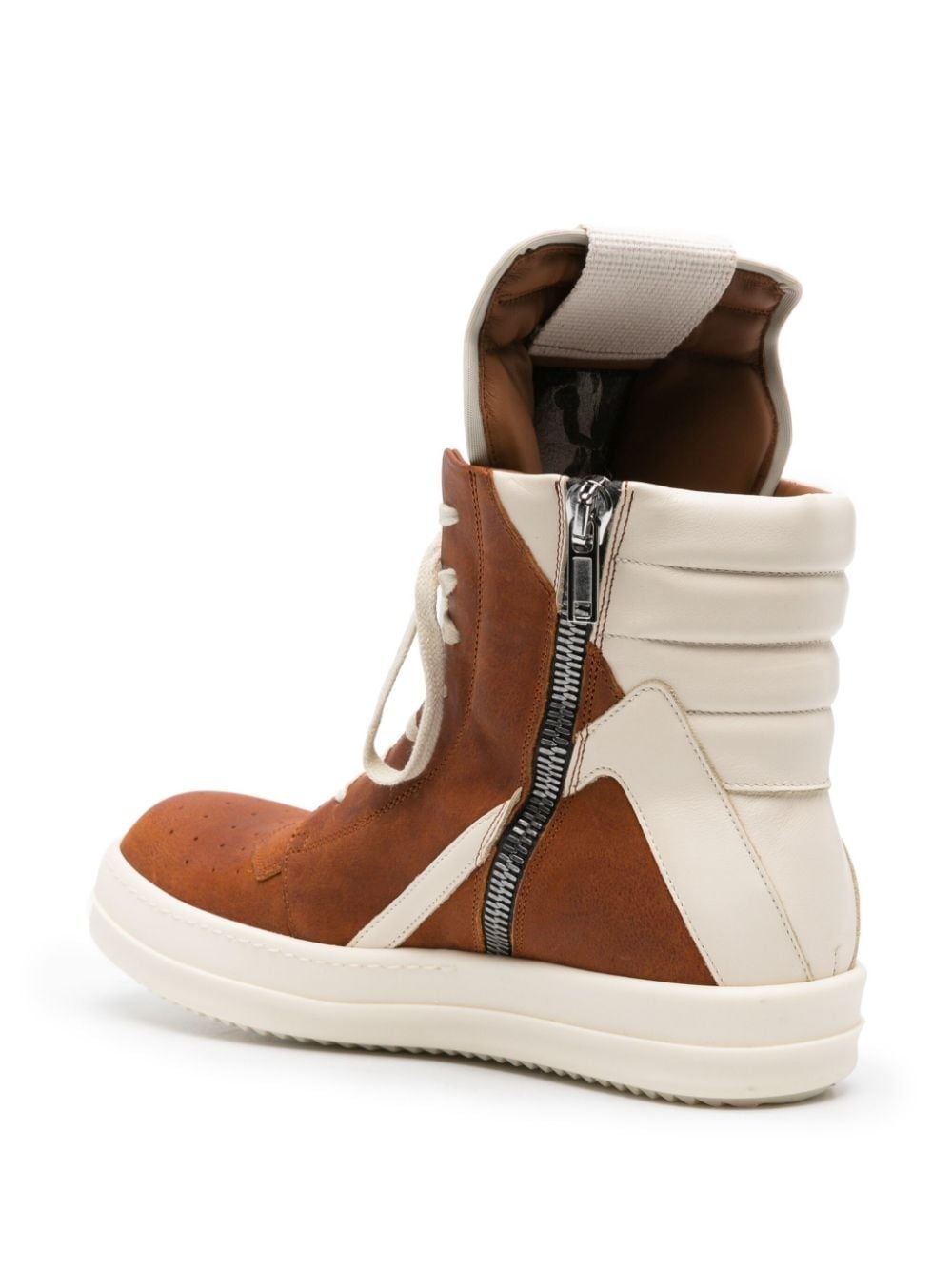 Geobasket high-top leather sneakers - 3