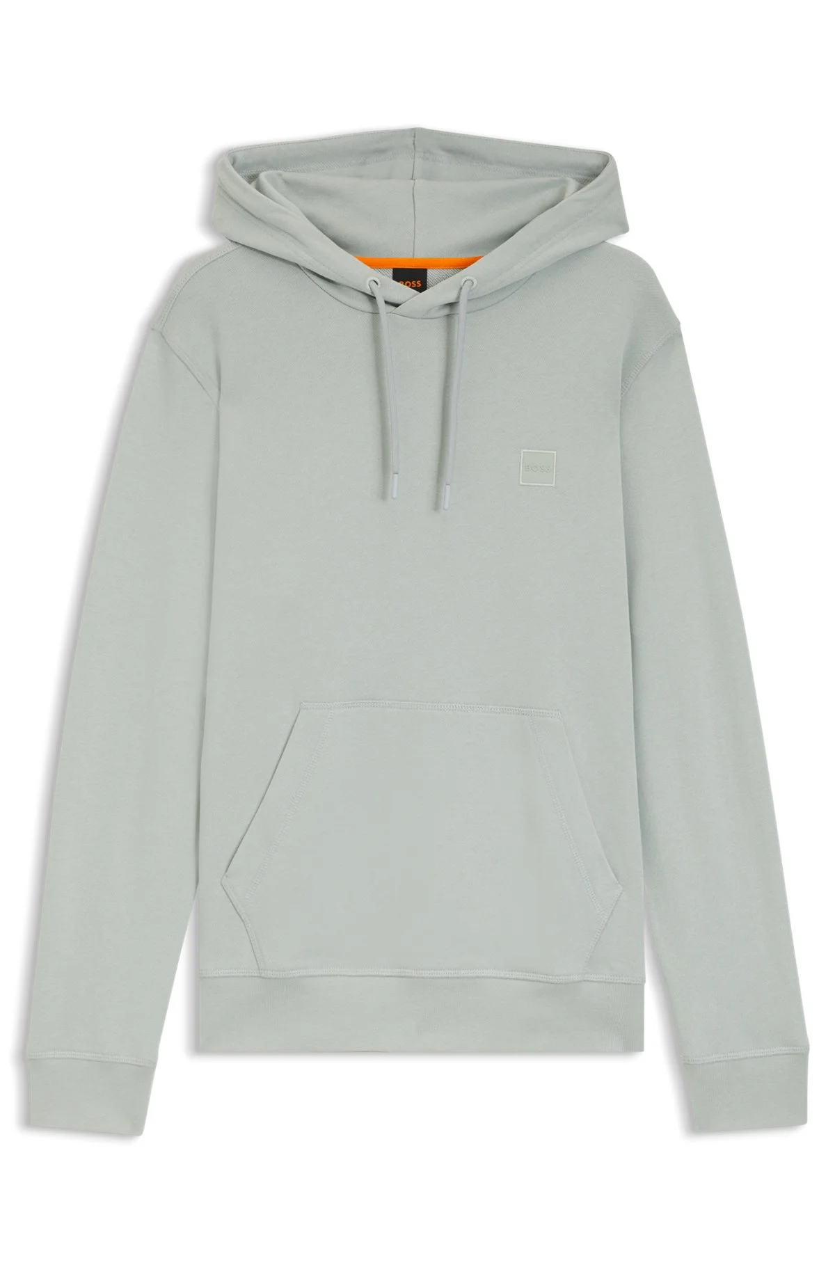 LOGO-PATCH HOODIE IN COTTON TERRY - 1