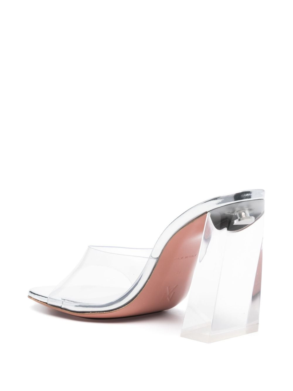 Amina Muaddi Women Brigitte Pvc Heel Mules - 4