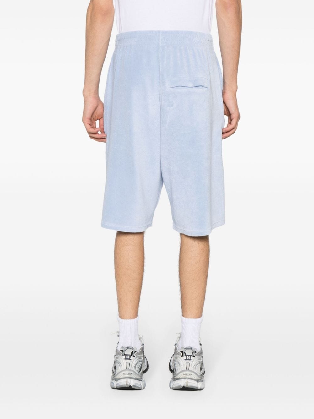 towelling knee-length shorts - 4