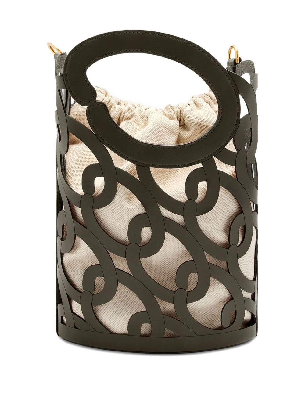 leather tote bag - 3