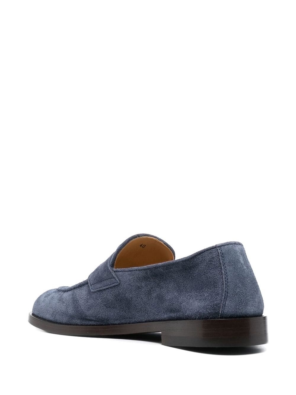 suede penny loafers - 3