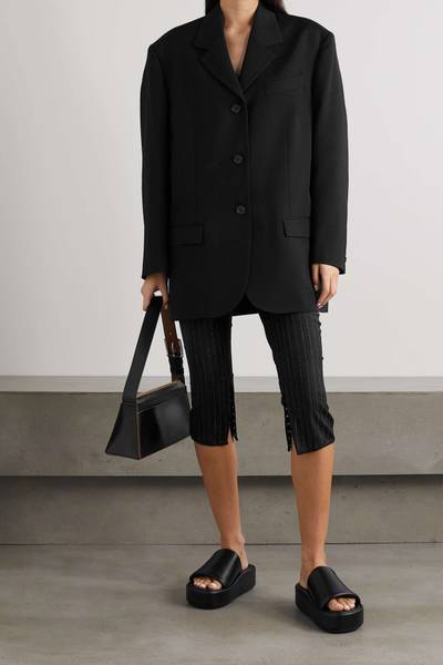 Acne Studios Oversized grain de poudre blazer outlook