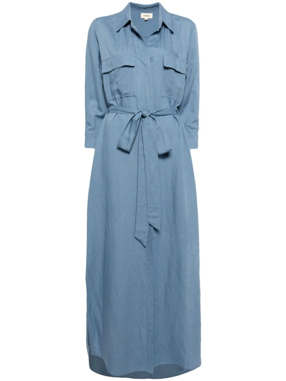 Cameron linen-blend shirt dress - 1