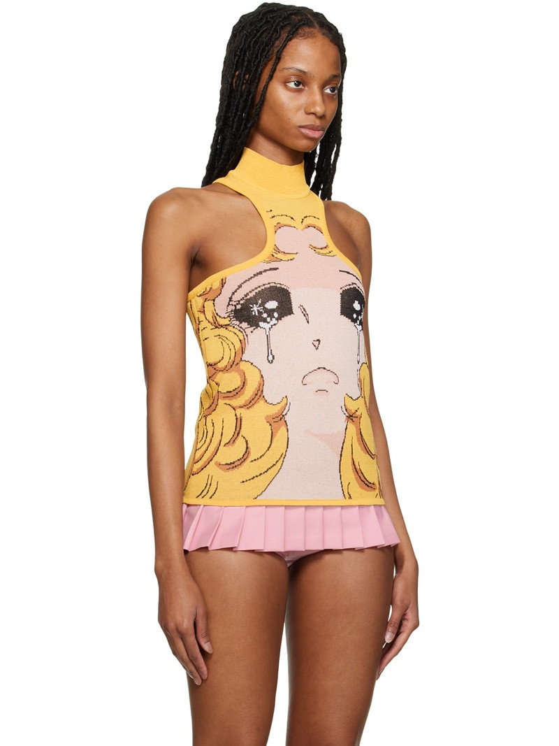 pushBUTTON Yellow Crying Girl Turtleneck outlook