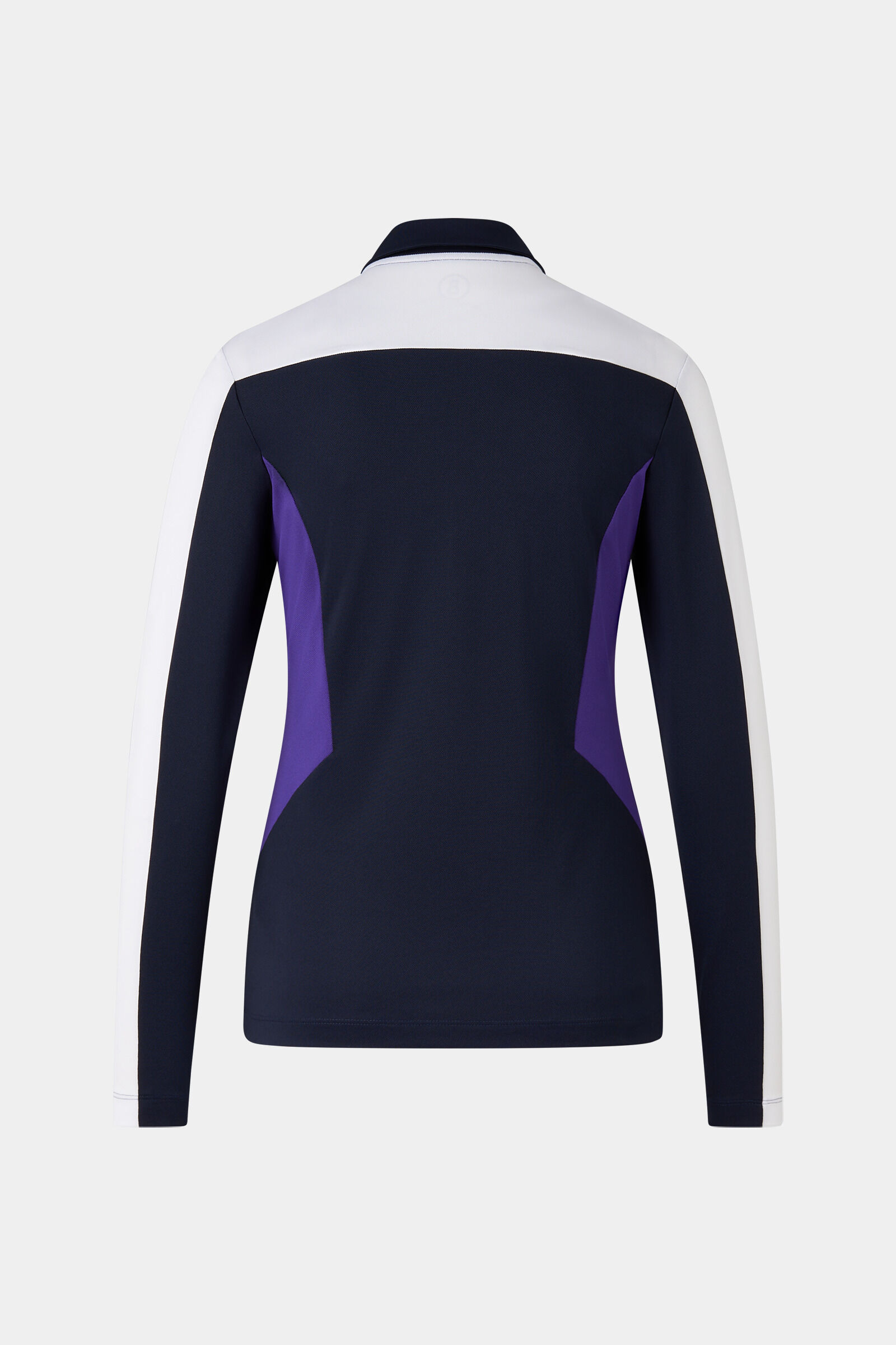 Greta functional long-sleeved top in Navy blue/purple - 6