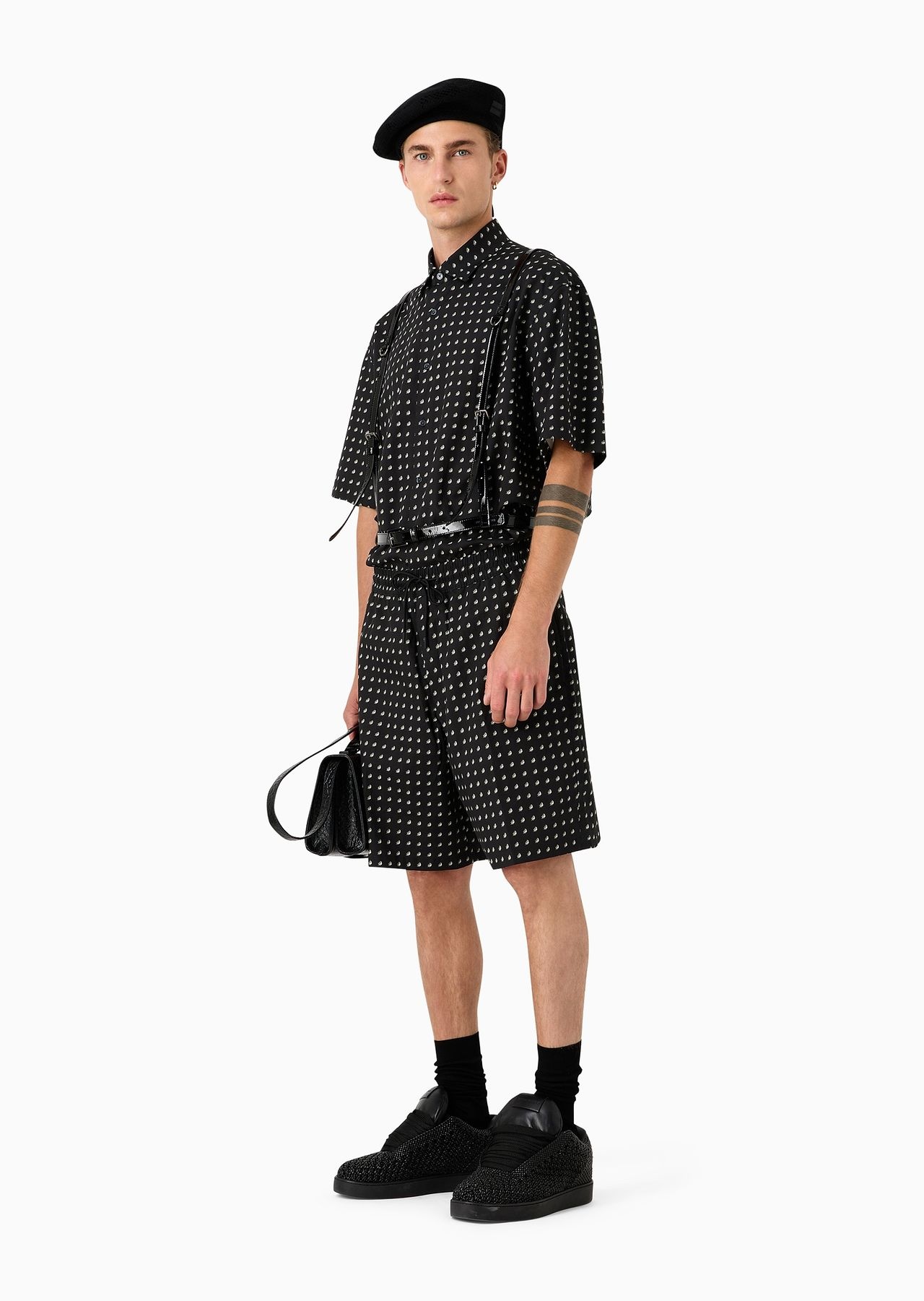 ASV Lyocell-blend oversized, short-sleeved shirt with all-over print - 4
