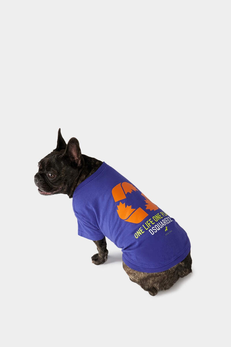 ONE LIFE ONE PLANET DOG T-SHIRT 1