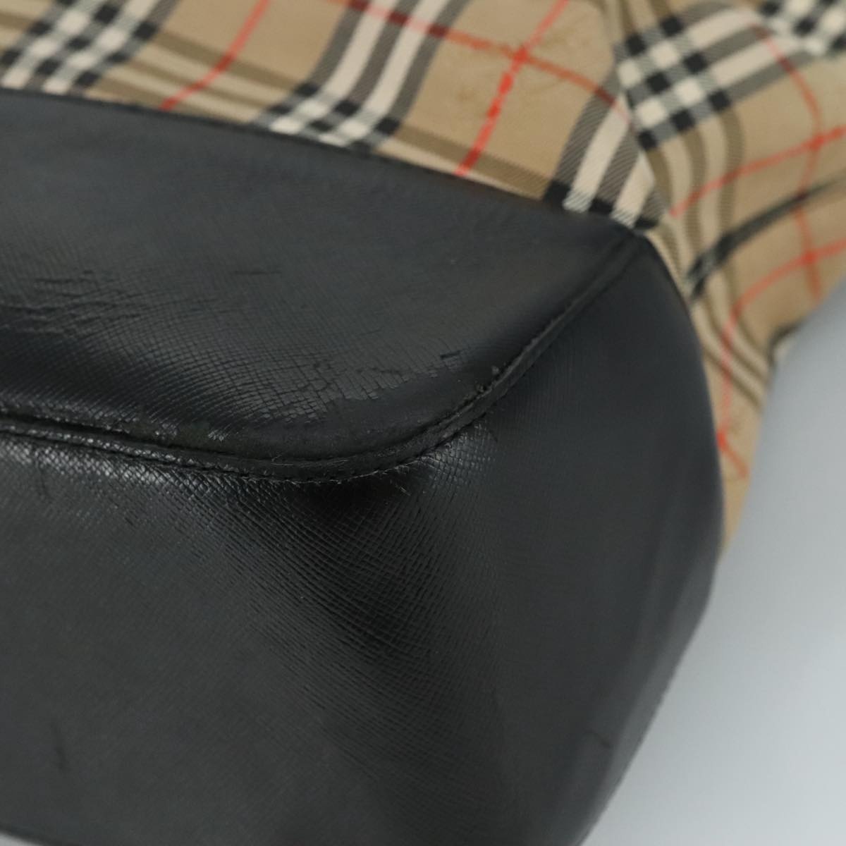 Burberry Nova Check Tote Bag Canvas Beige - 9